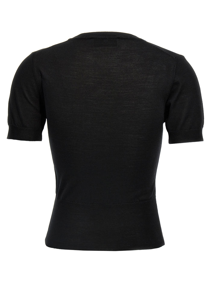 Vivienne Westwood 70% Wool t-shirt in black — view 2