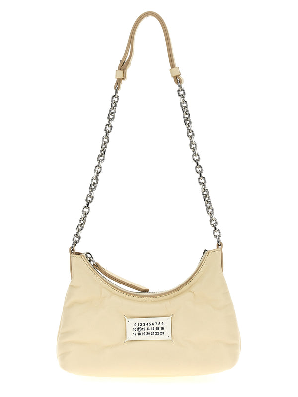 Maison Margiela 100% Lamb Leather shoulder bag in white