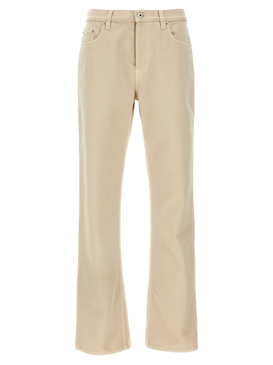 Burberry 100% Cotton trousers in beige
