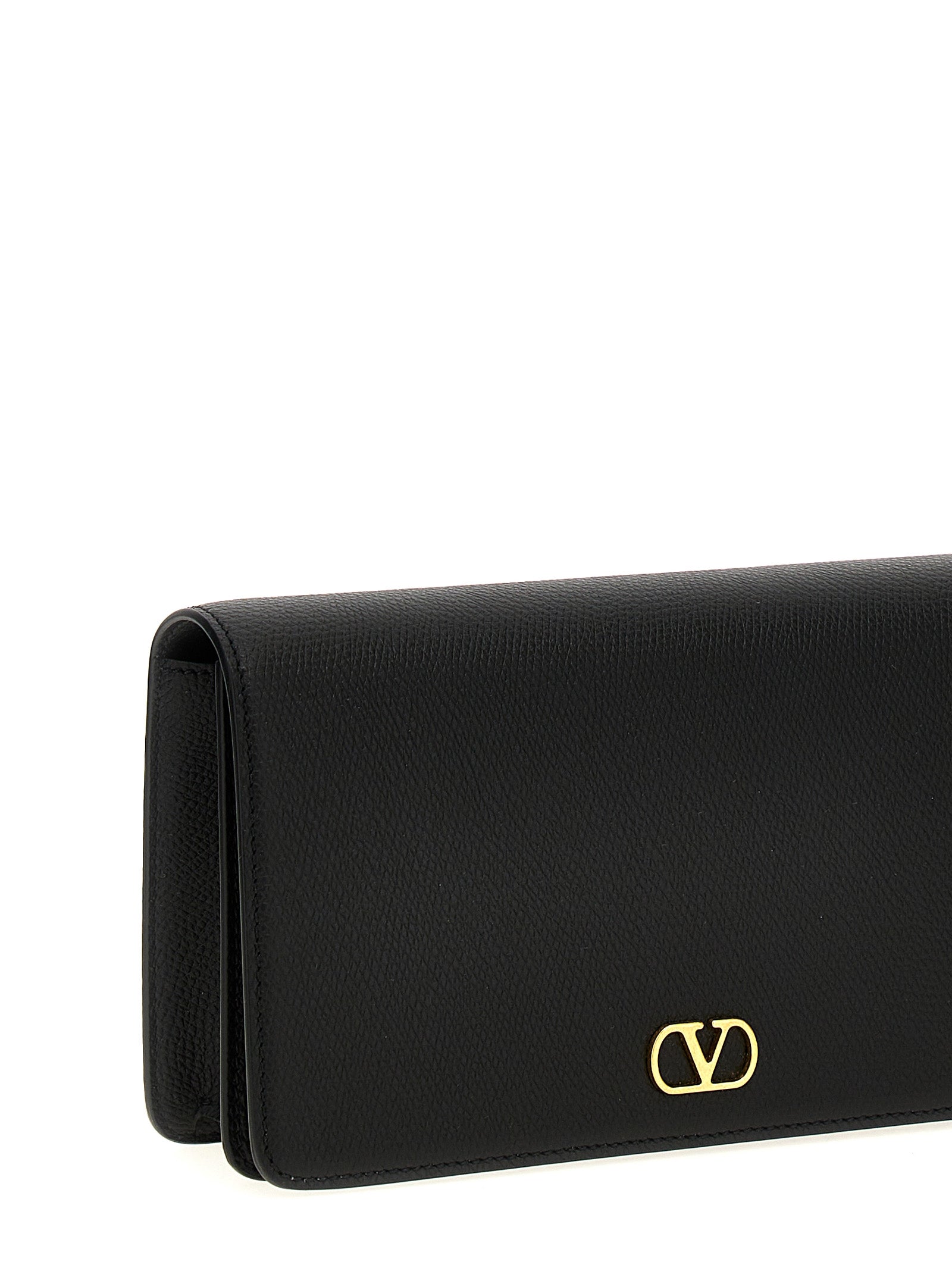 Black Calfskin Shoulder Bag