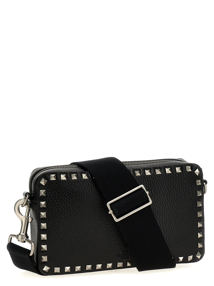 Valentino Garavani 100% Calfskin Leather crossbody bag in black — view 2