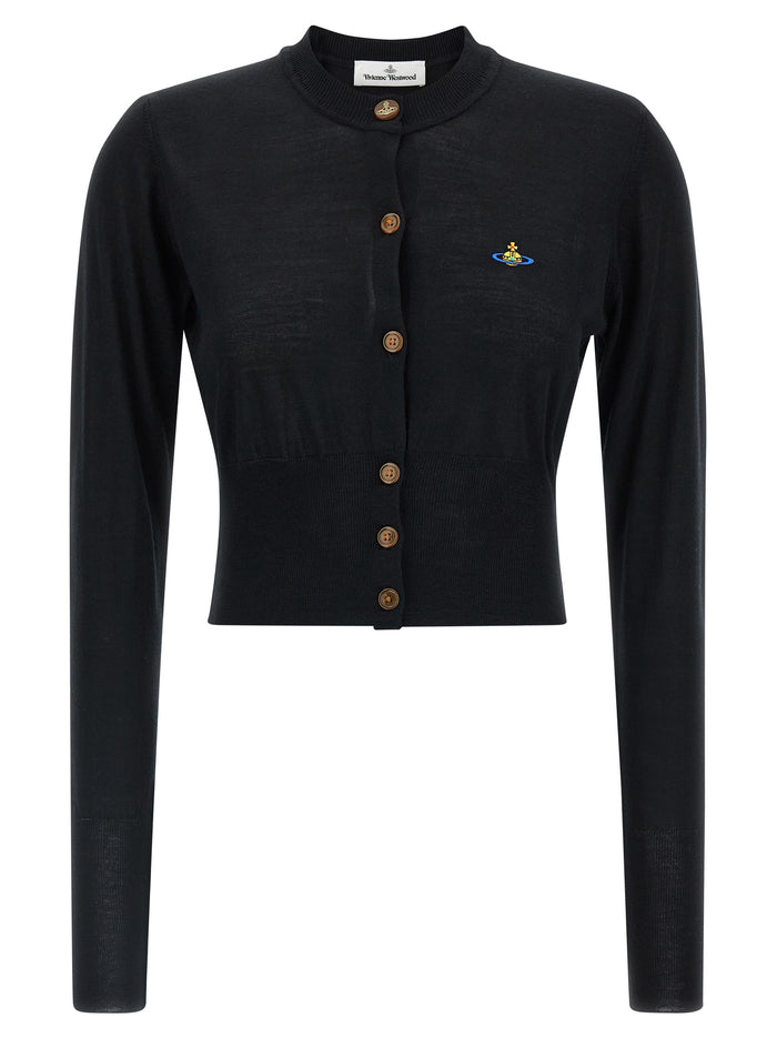 Vivienne Westwood 70% wool cardigan in black