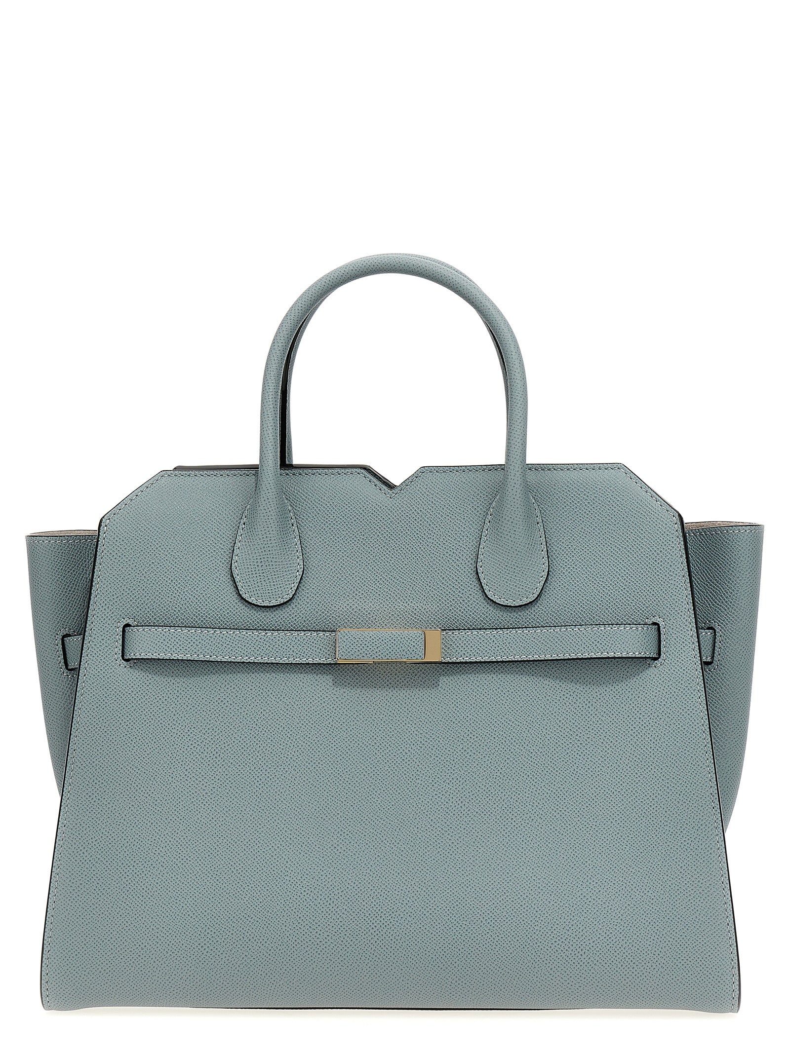 Gray Calfskin Handbag Bag