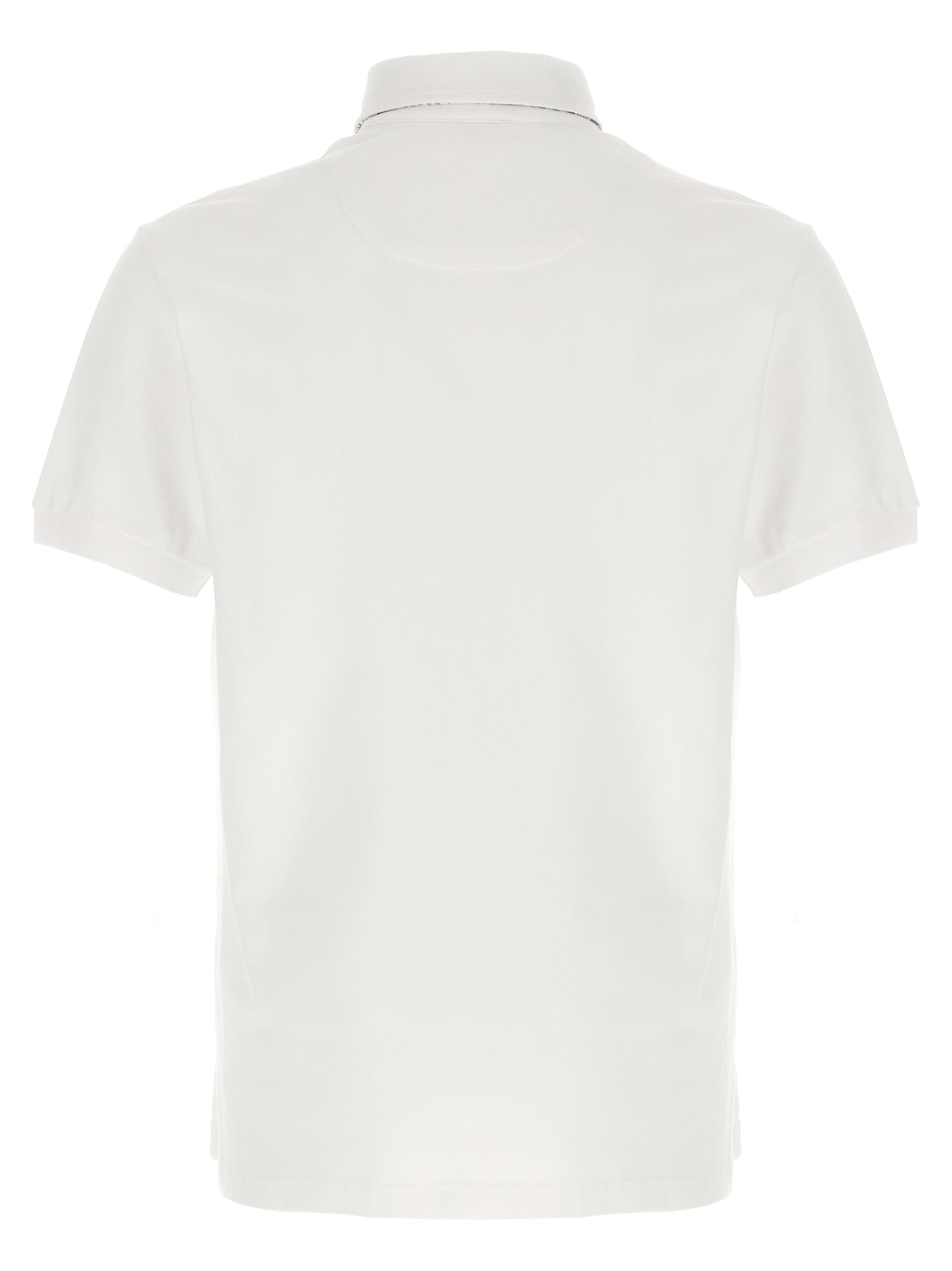 Etro 100% cotton polo shirt in white — view 2