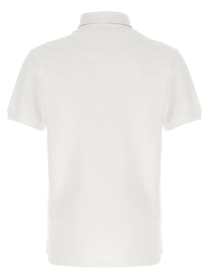 Etro 100% cotton polo shirt in white — view 2