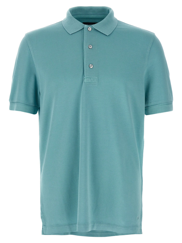 Tom Ford 100% Cotton polo in blue