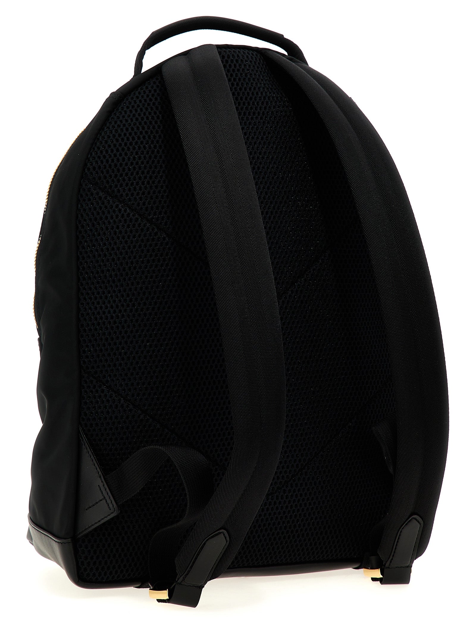 Black Polyester Backpack