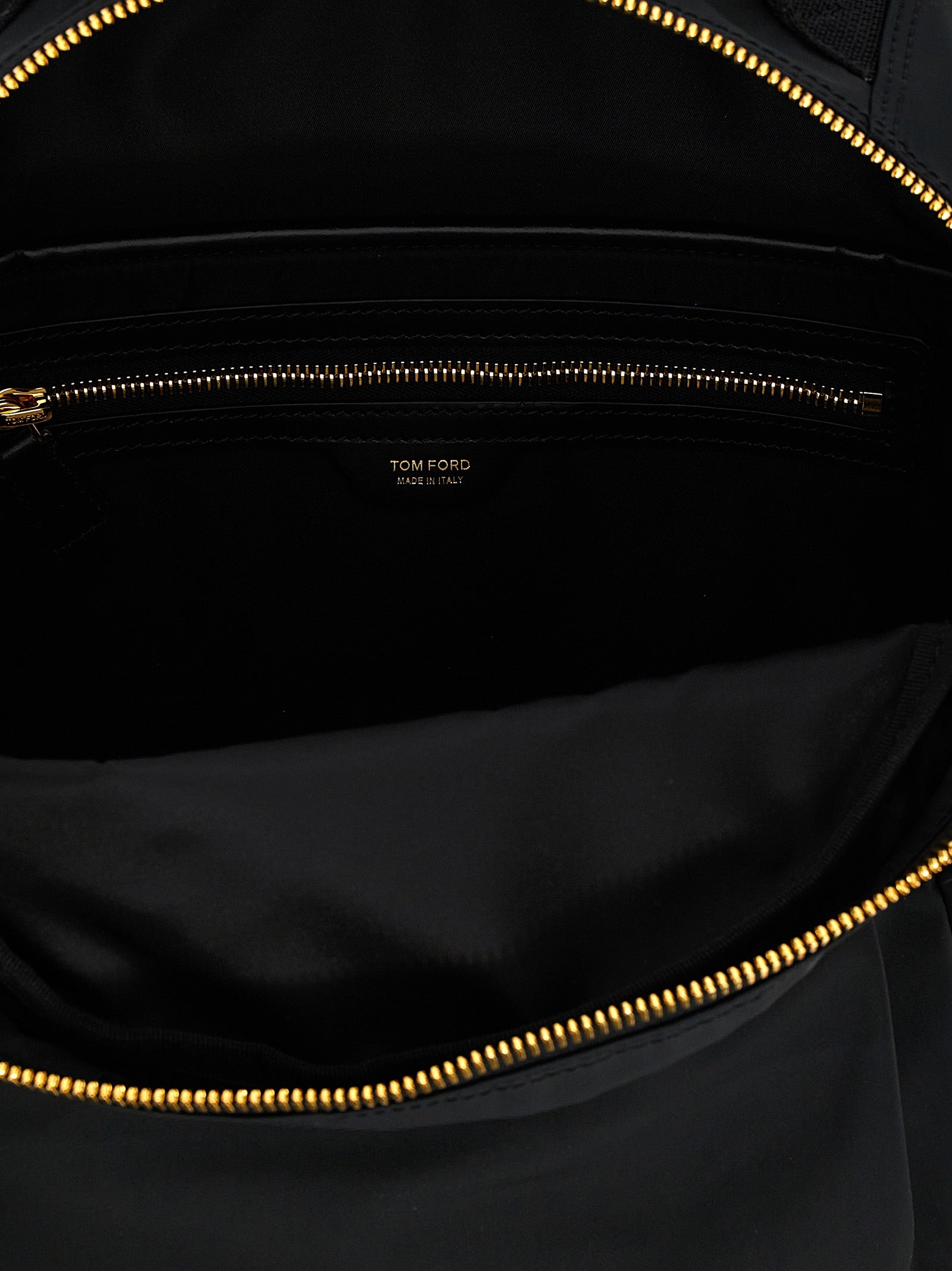 Tom Ford 80% Polyester backpack in black — view 4