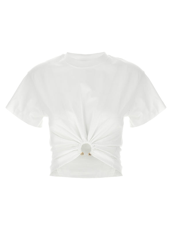 Paco Rabanne 100% Cotton t-shirt in white