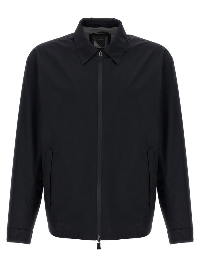 Herno 100% polyester jacket in black