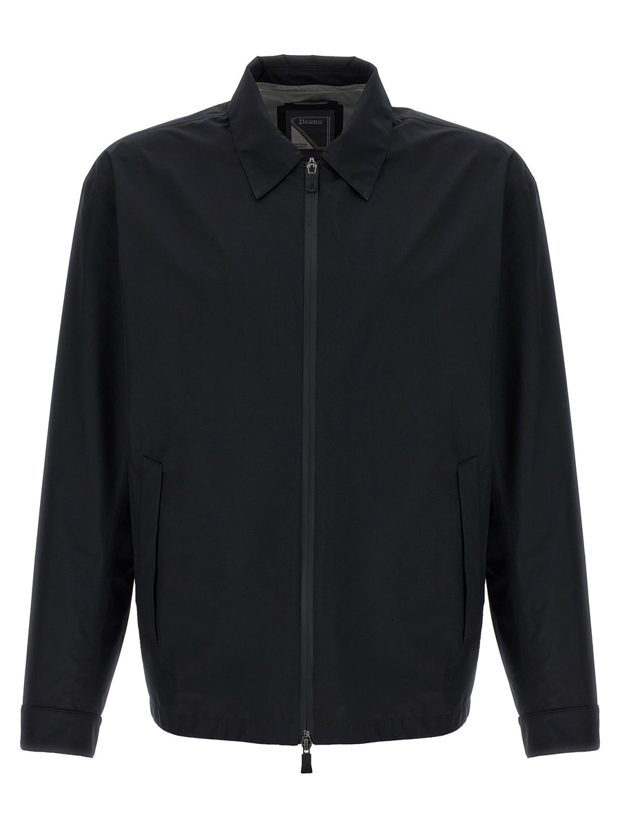 Herno 100% polyester jacket in black