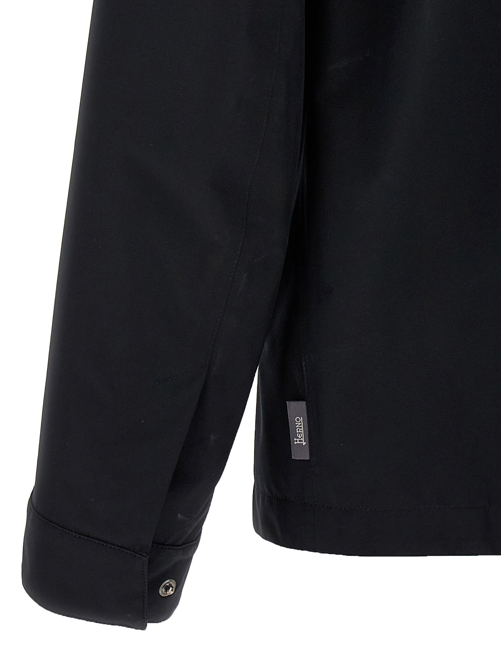 Herno 100% polyester jacket in black — view 4