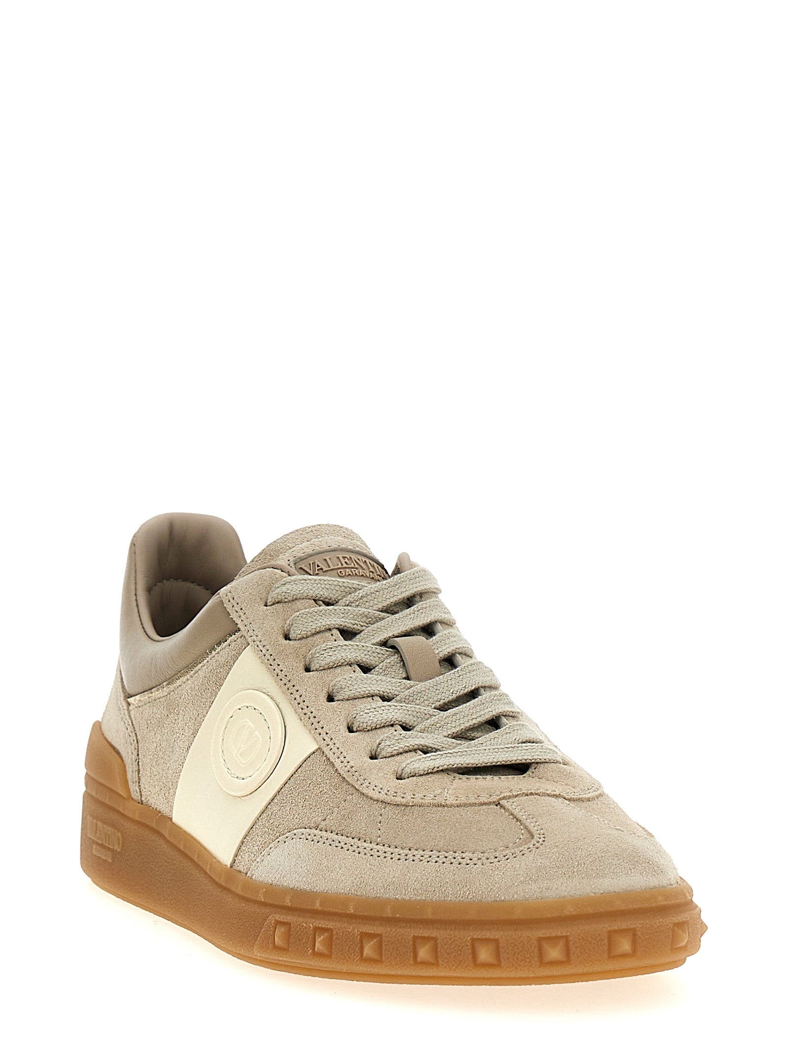 Valentino Garavani 100% calfskin leather (Bos Taurus) sneaker in beige — view 2