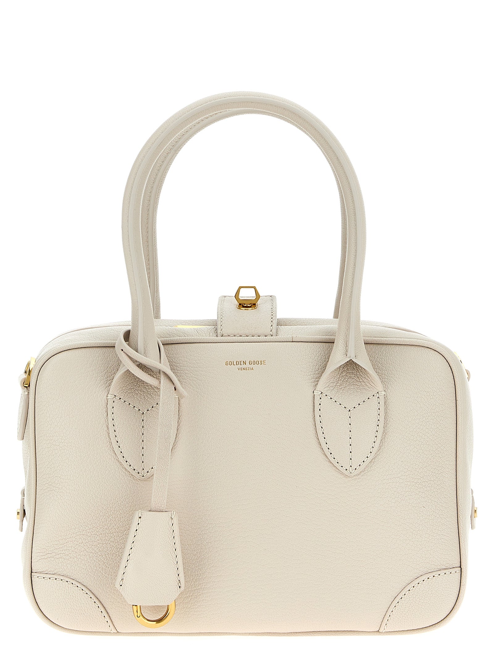 White Goatskin Handbag Bag