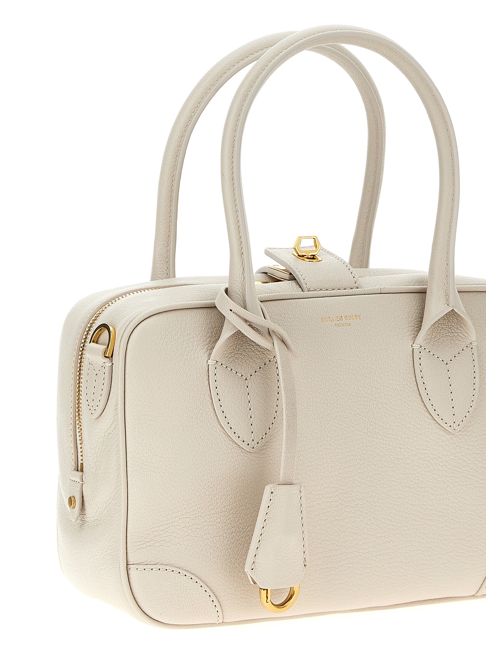 White Goatskin Handbag Bag