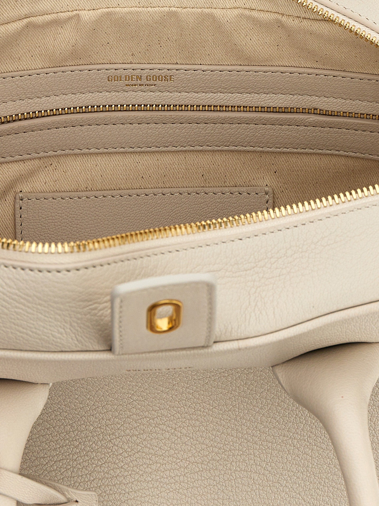 White Goatskin Handbag Bag