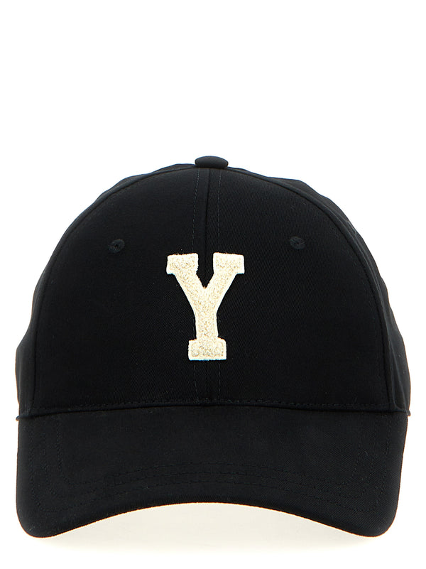 Saint Laurent SA306243BM 100% cotton baseball cap in black