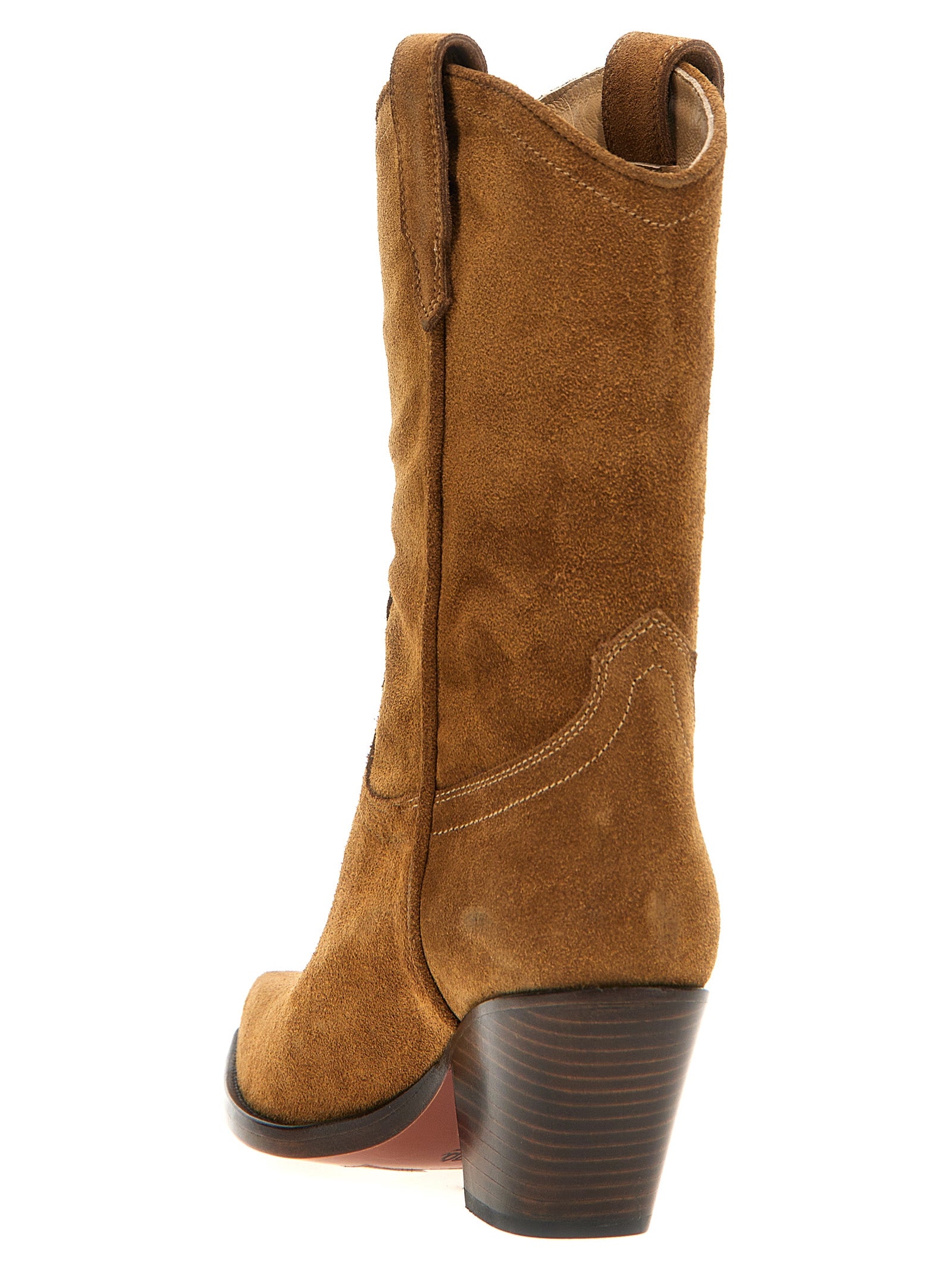 Sonora 100% calfskin leather (Bos Taurus) boot in brown — view 3