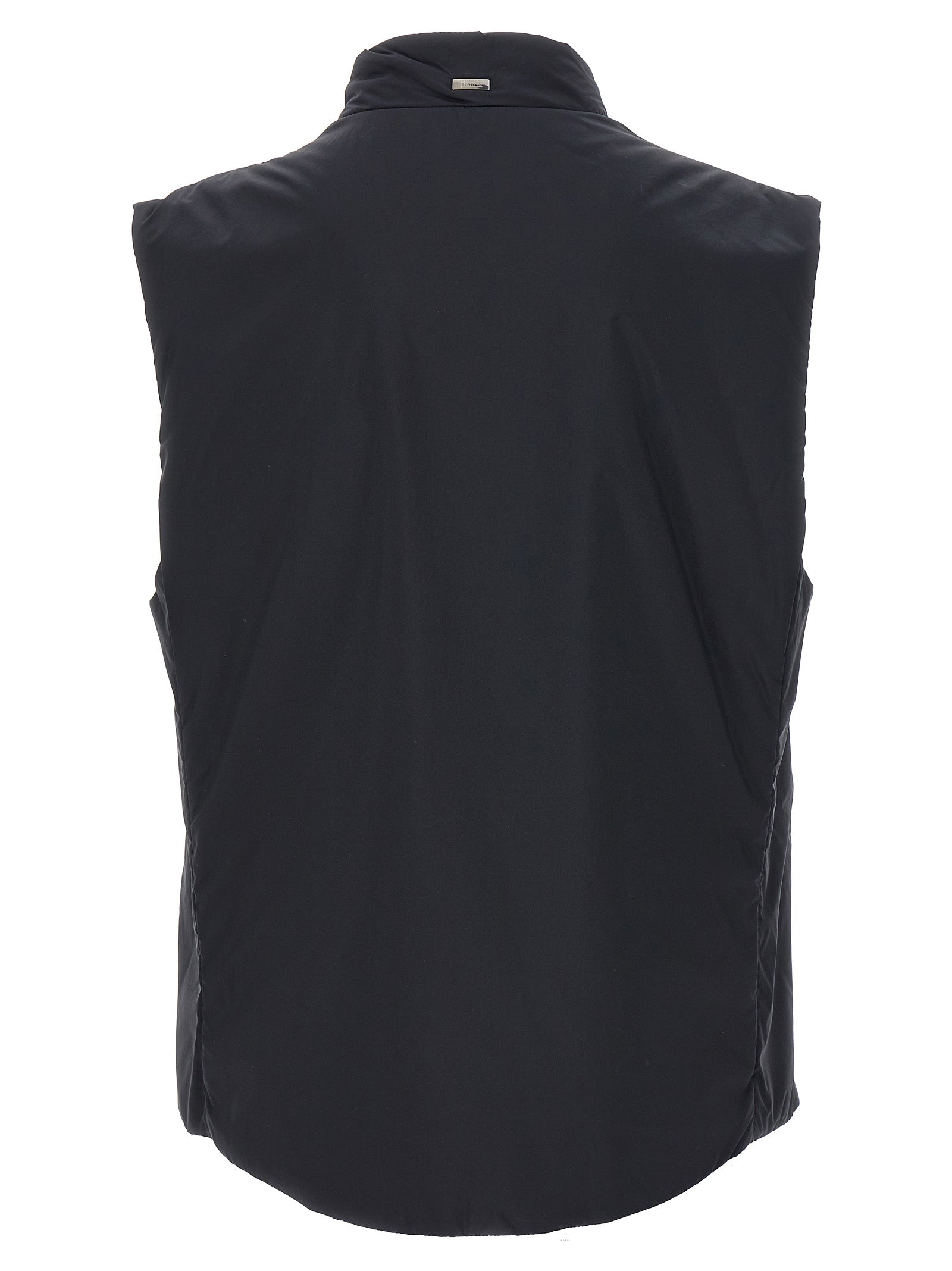 Herno 100% polyamide vest in black — view 2