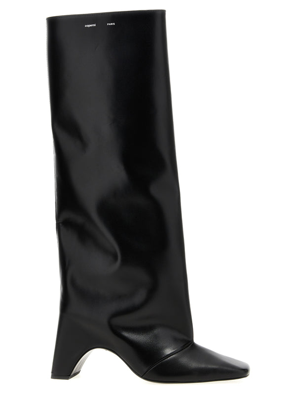 Coperni 100% cow leather boot in black