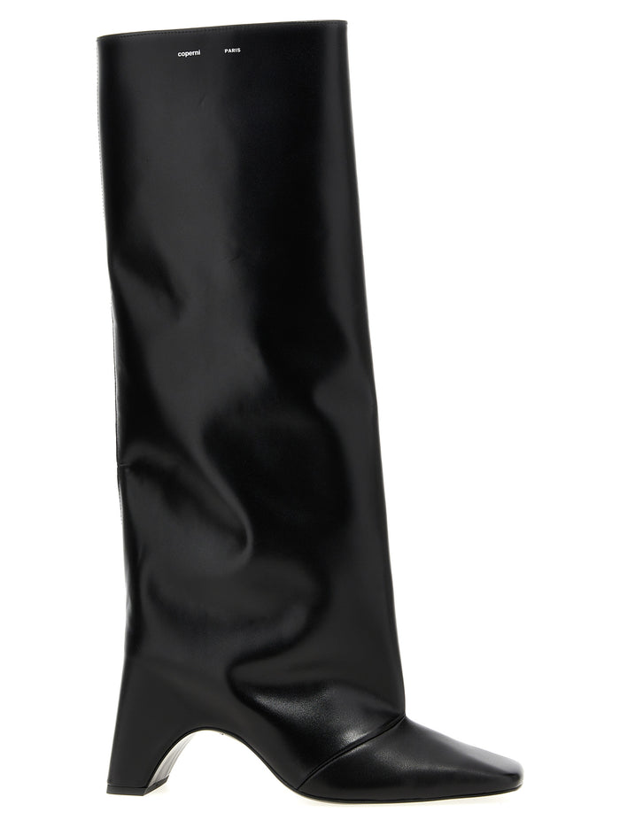 Coperni 100% cow leather boot in black