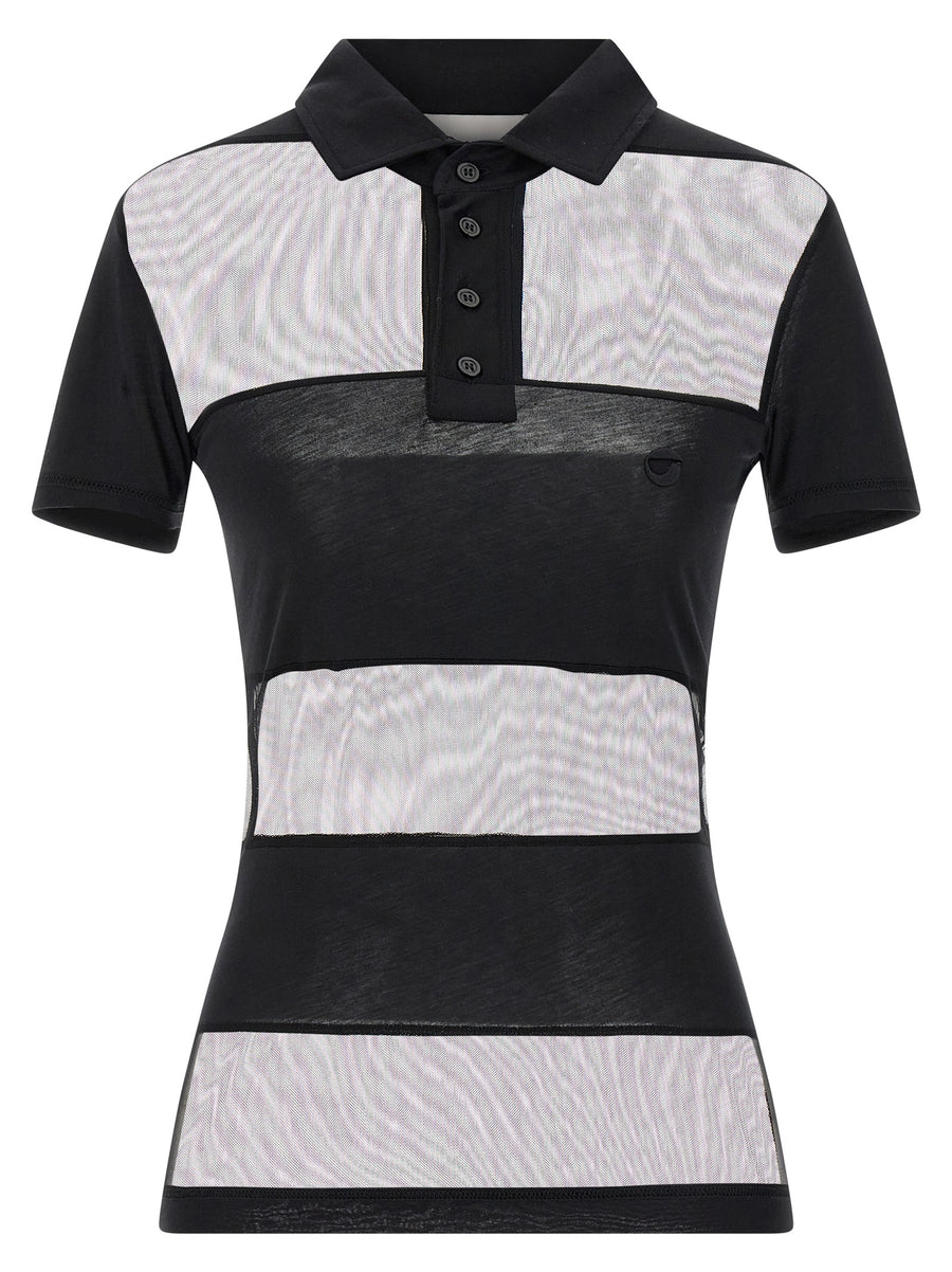 Coperni 50% cotton polo in black