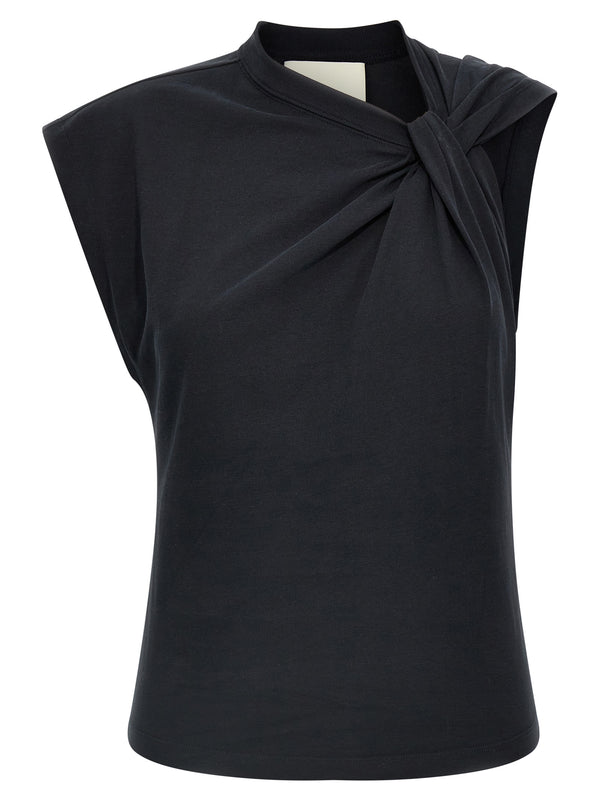 Isabel Marant 100% cotton tank top in black