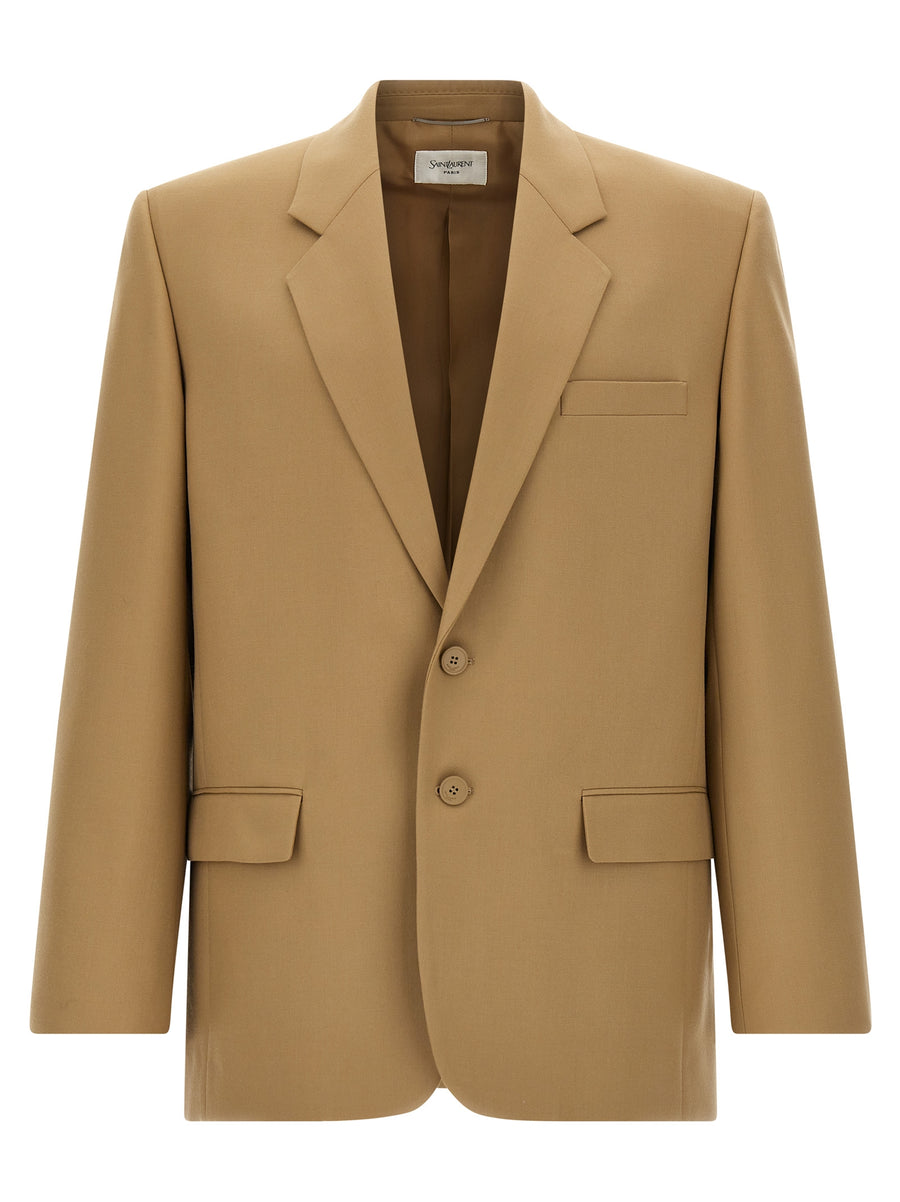 Saint Laurent 100% Wool blazer in beige