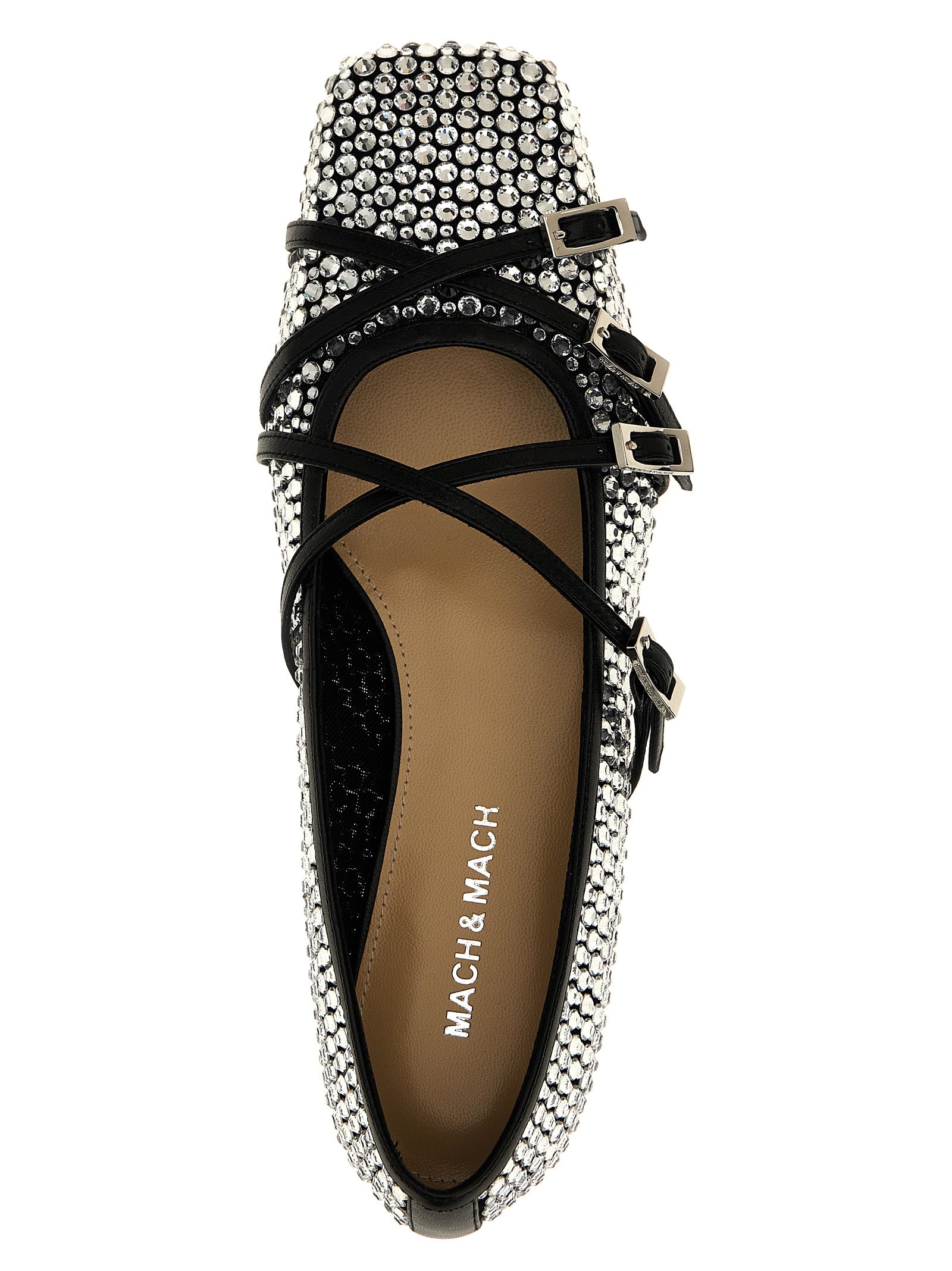 Mach & Mach 100% Polyamide ballet flat in black — view 4