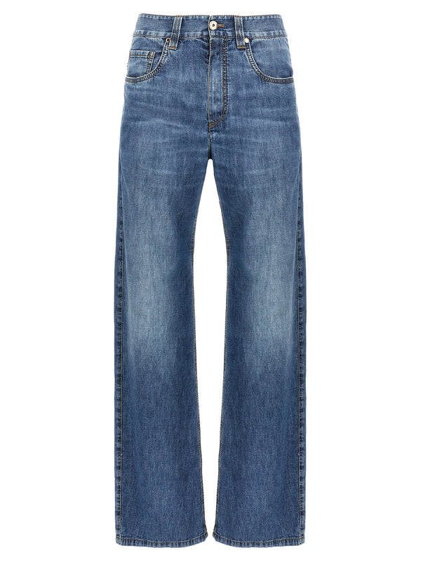 Brunello Cucinelli 100% Cotton jeans in blue
