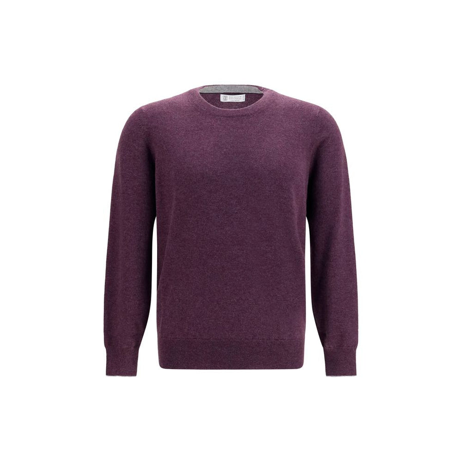 Brunello Cucinelli 100% Kashmir/capra Hircus sweater in purple