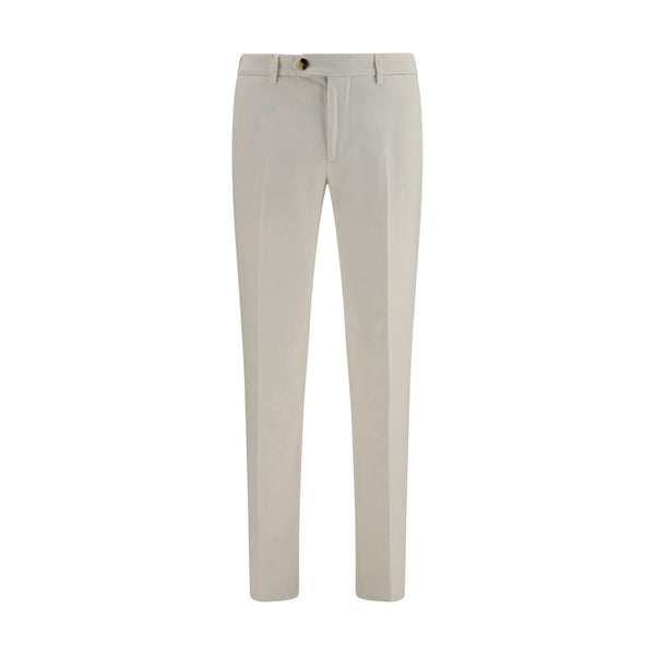 Brunello Cucinelli 100% Cotton trousers in white