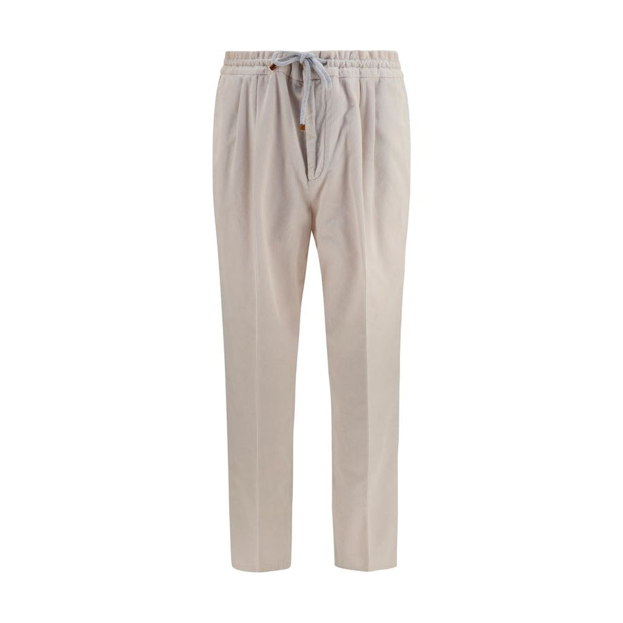 Brunello Cucinelli 100% Cotton trousers in beige