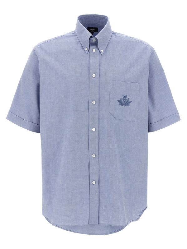 Fendi 100% Cotton shirt in blue
