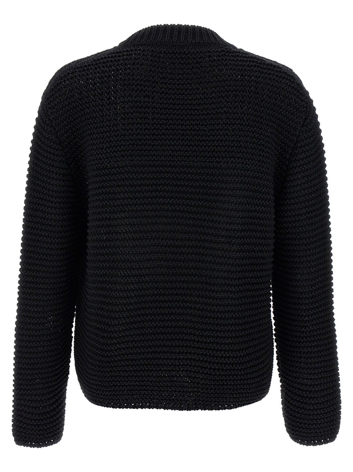 Alexander McQueen 100% Cotton sweater in black — view 2