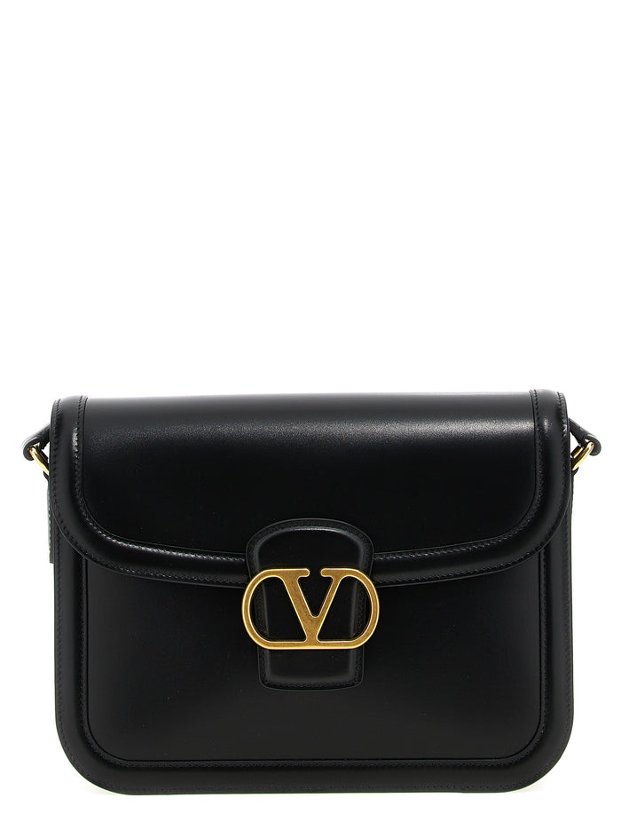 Valentino Garavani 100% Calfskin Leather (Bos Taurus) shoulder bag in black