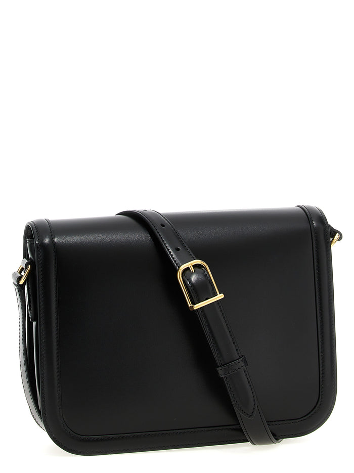 Valentino Garavani 100% Calfskin Leather (Bos Taurus) shoulder bag in black — view 2