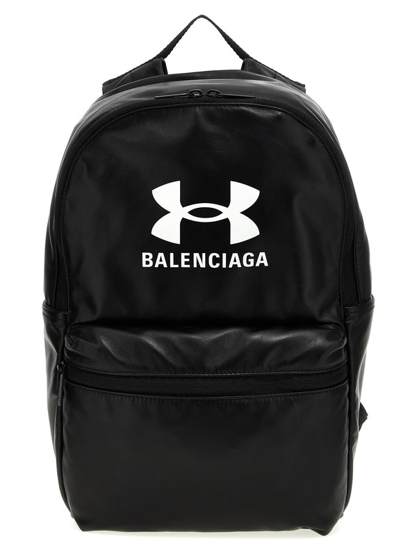 Balenciaga 80% lamb leather backpack in black