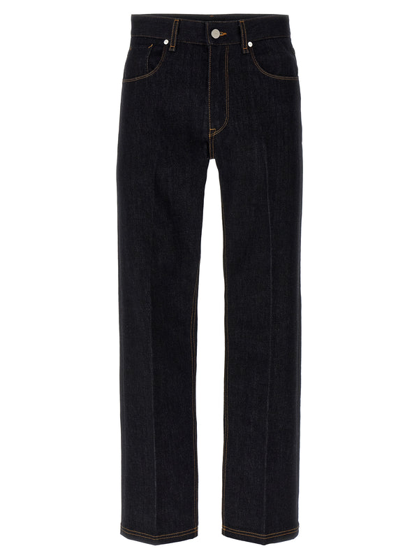 Fendi 100% cotton jeans in blue