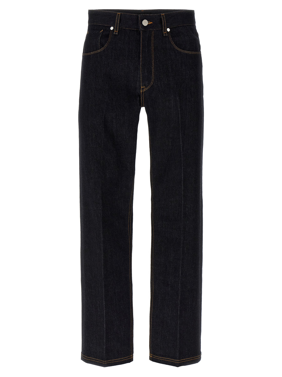 Fendi 100% cotton jeans in blue