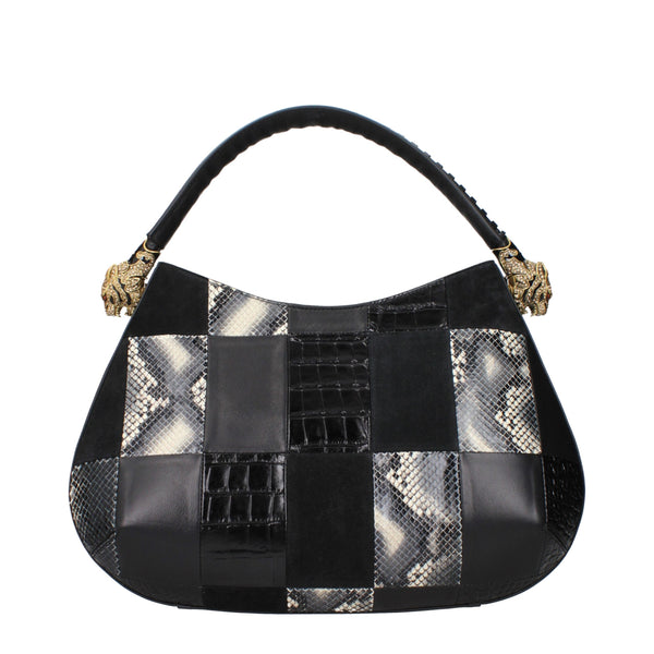Roberto Cavalli shoulder bag in black