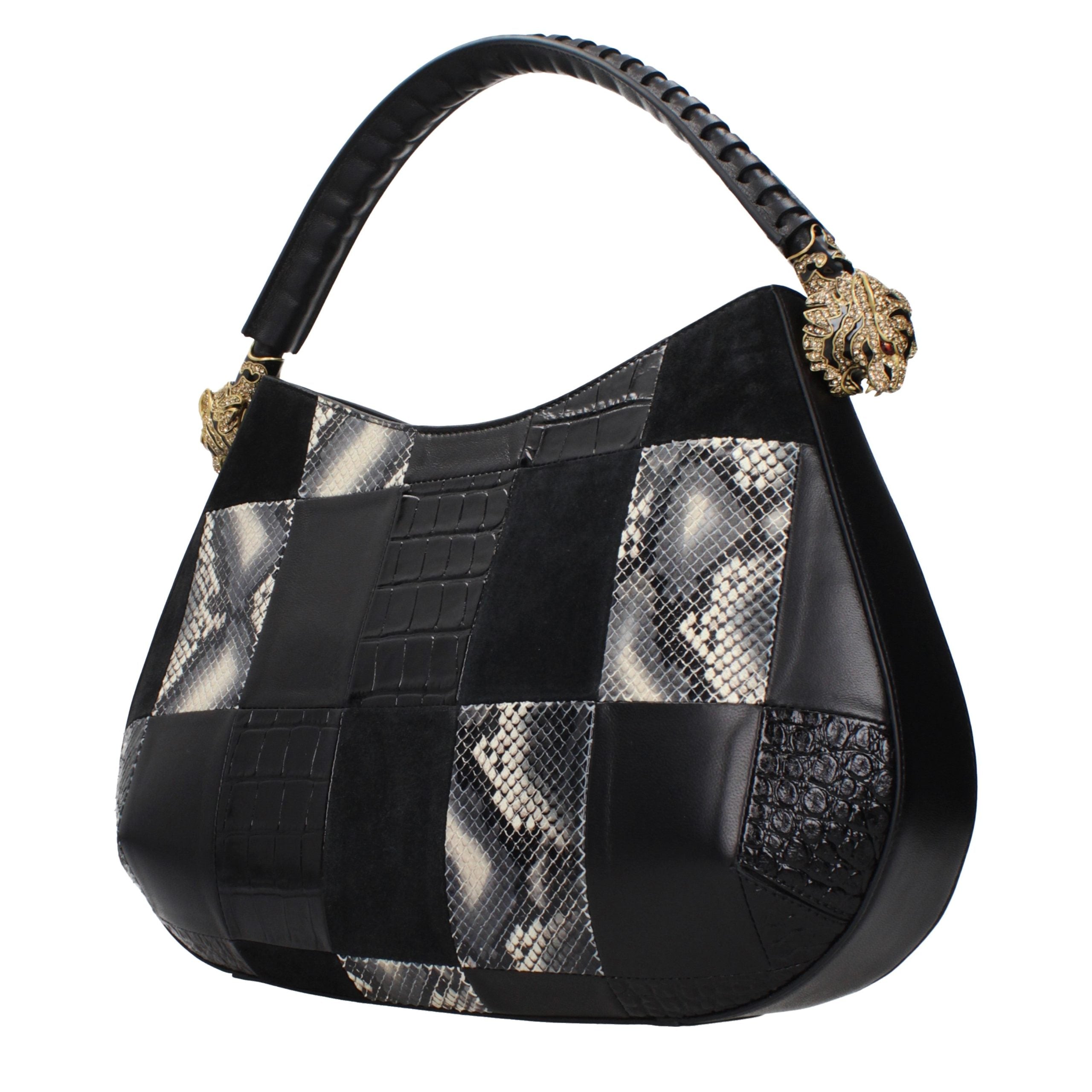 Black Leather Handbag Bag