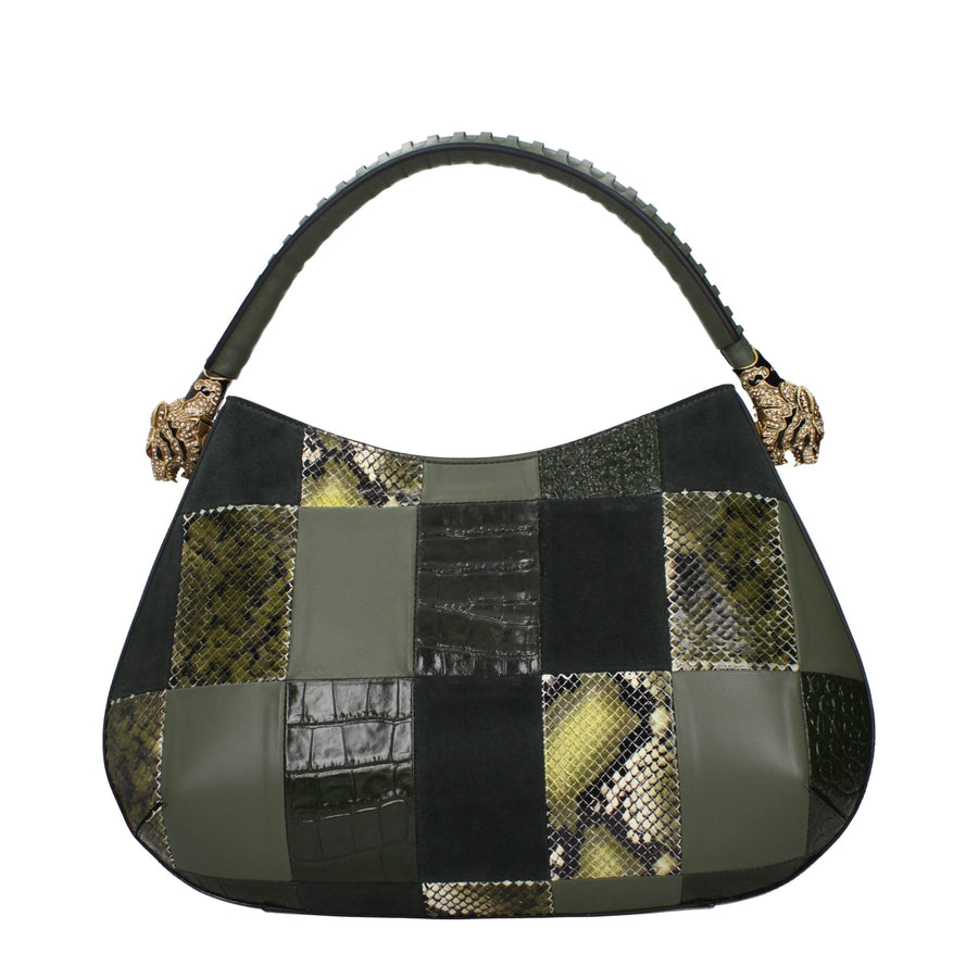 Roberto Cavalli shoulder bag in green