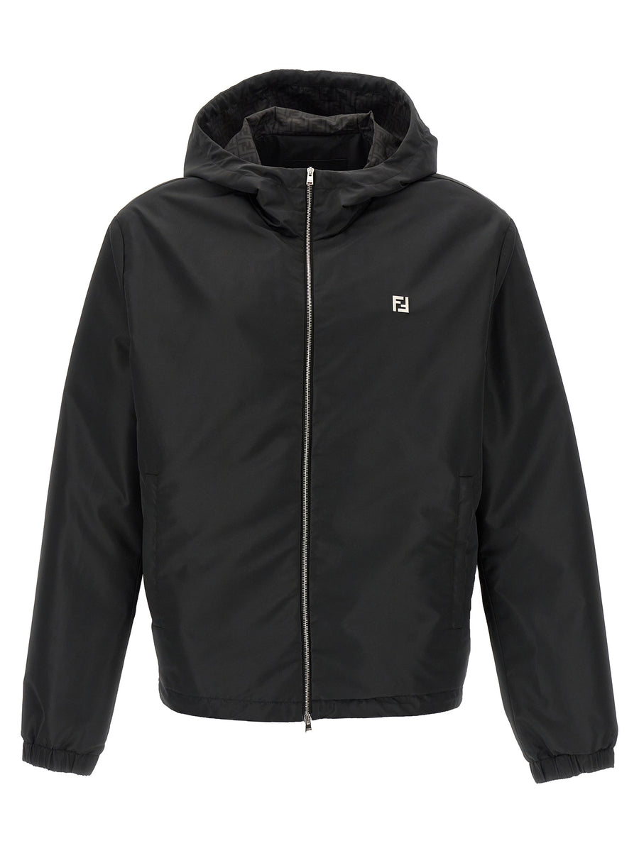 Fendi 100% Polyester jacket in black