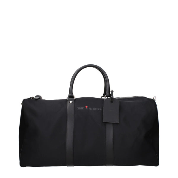 Kiton Nylon travel bag in black
