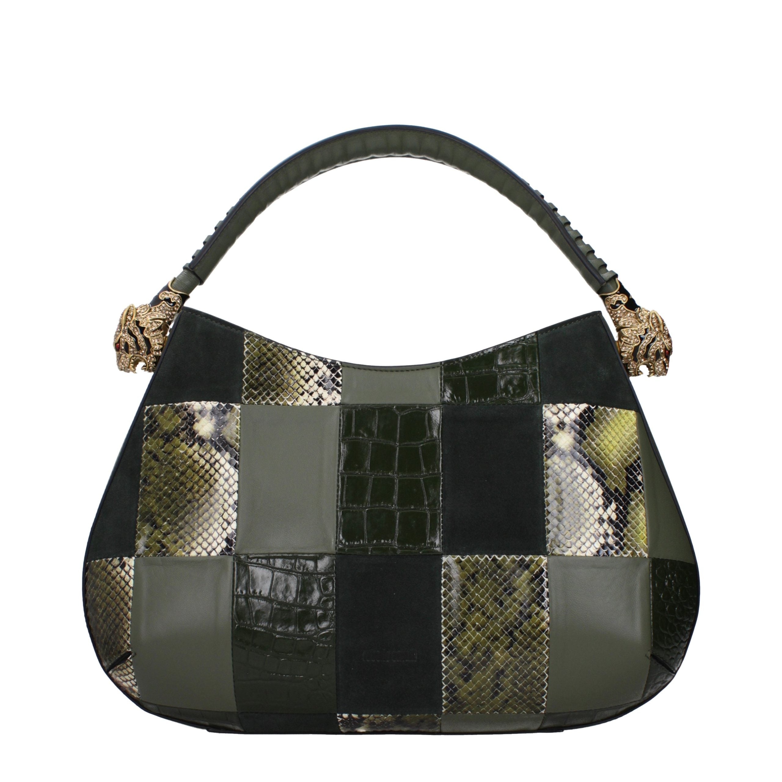 Green Leather Handbag Bag