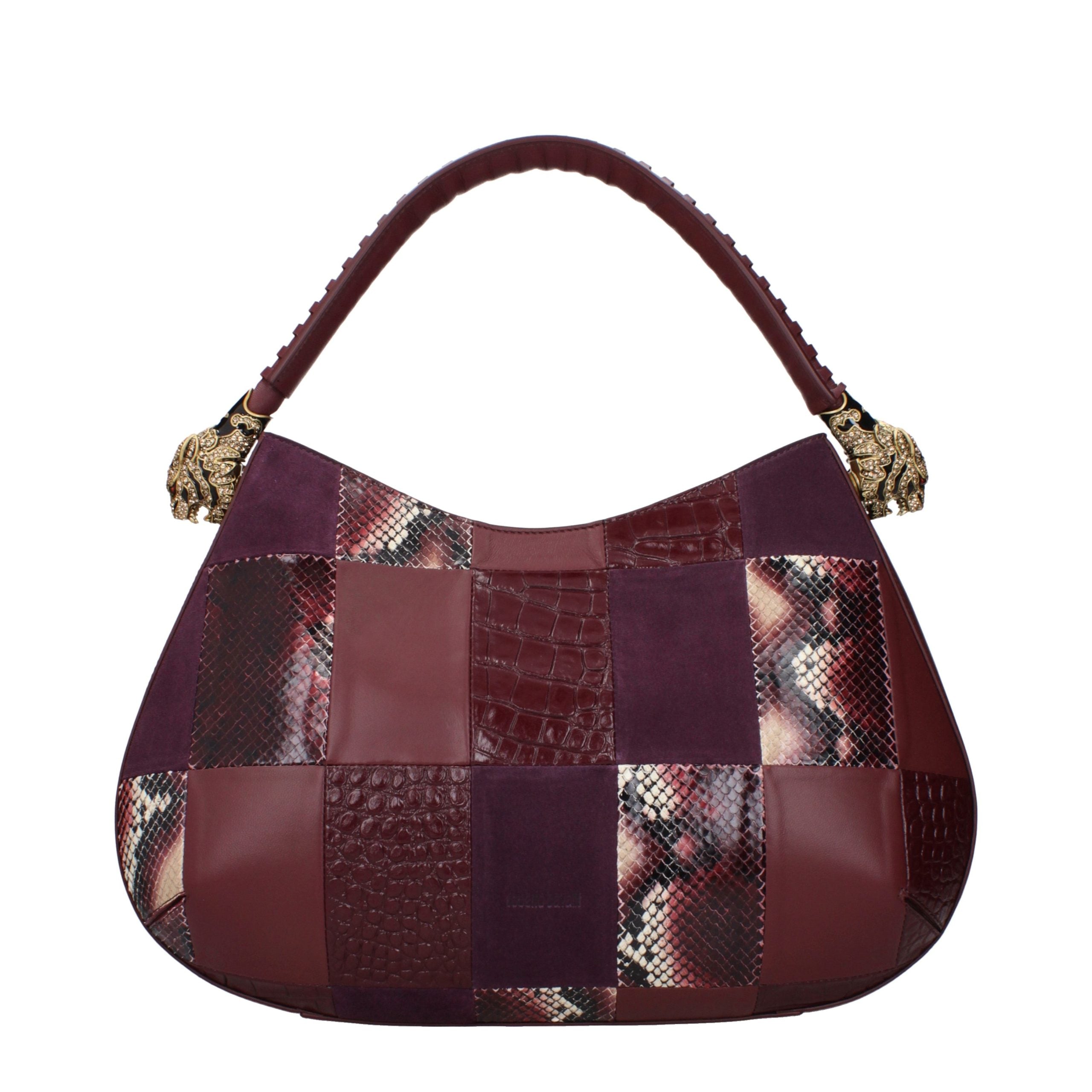 Purple Leather Handbag Bag