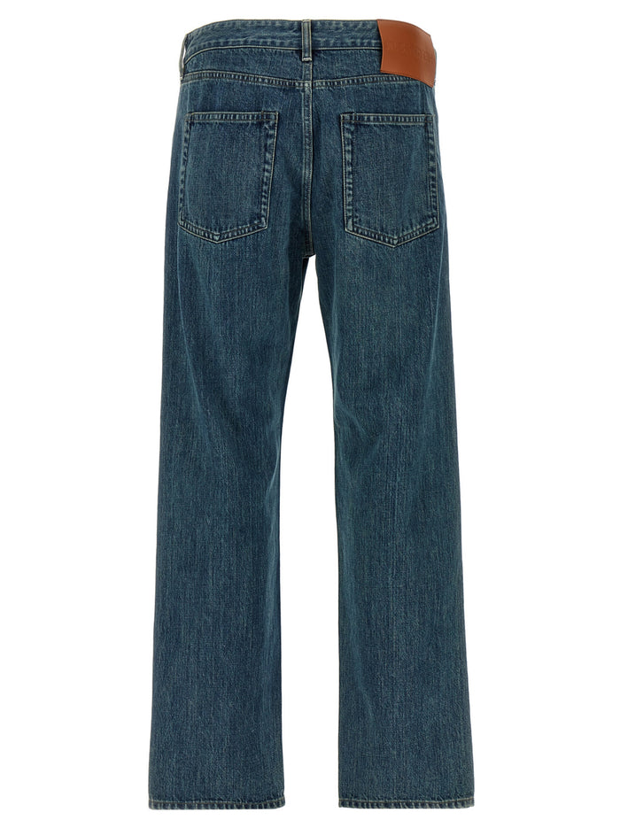 Jil Sander 100% cotton jeans in blue — view 2