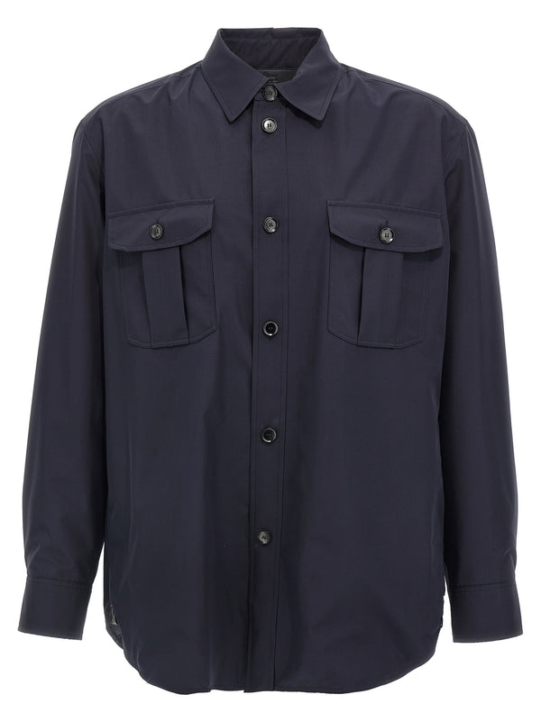 Brioni 100% silk jacket in navy