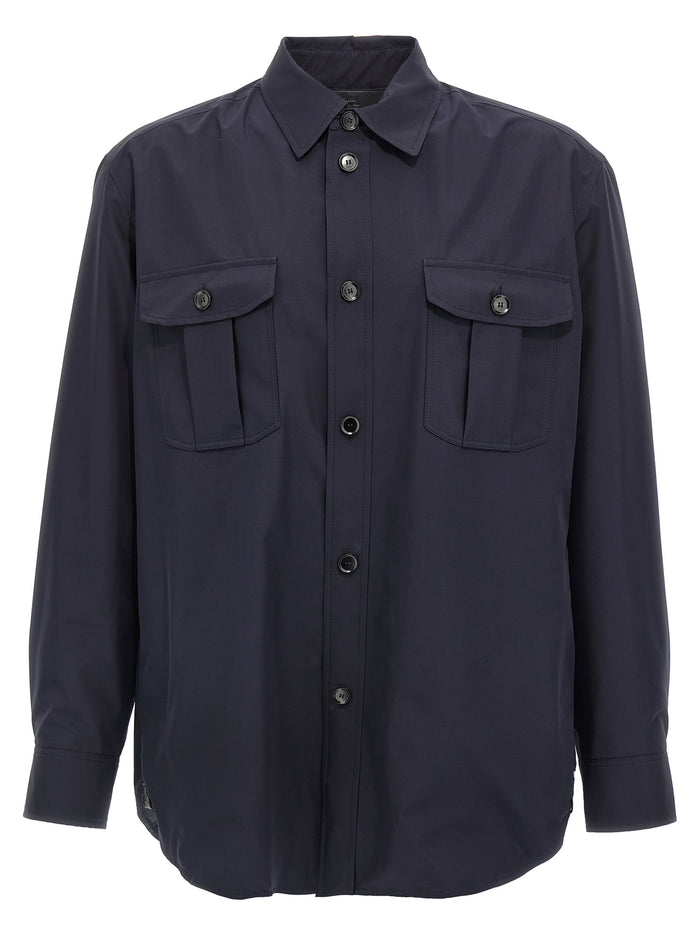 Brioni 100% silk jacket in navy